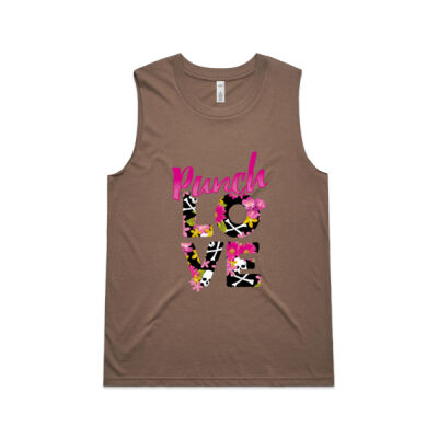 Brooklyn Tank - Black Skull Punch Love Thumbnail