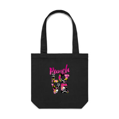Punch Love Calico Tote Bag Thumbnail