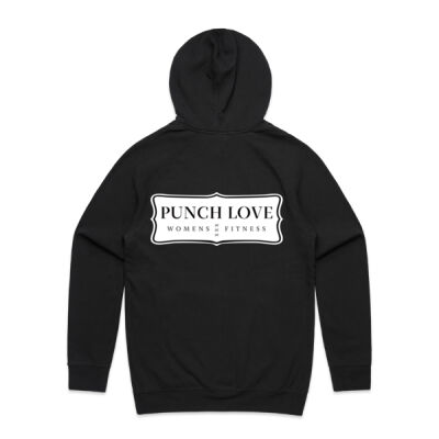 Over the head hoodie with Punch Love corporate logo on front 2 Thumbnail